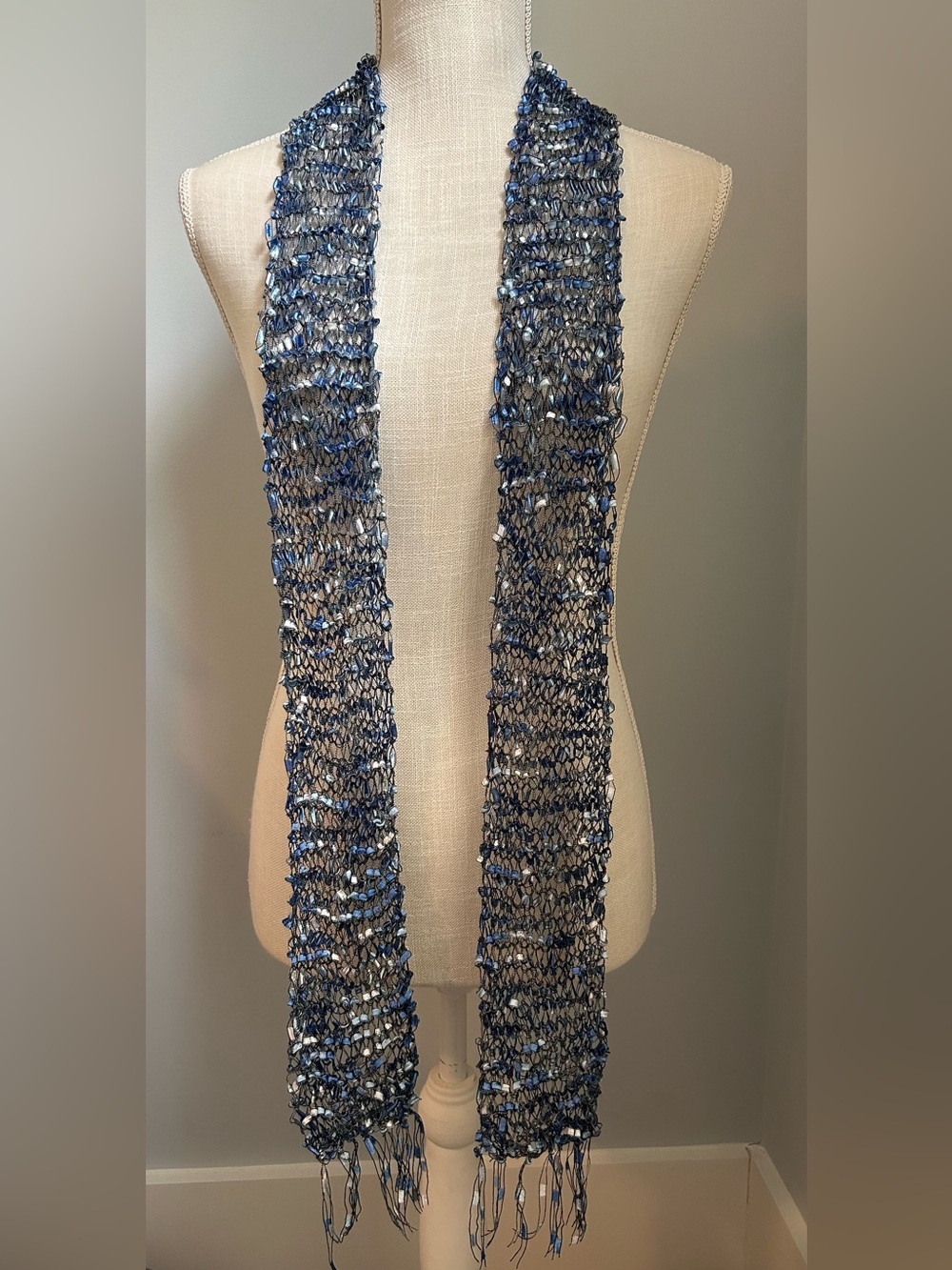 Oceanic Ladder Ribbon Scarf - Picture 5 of 5